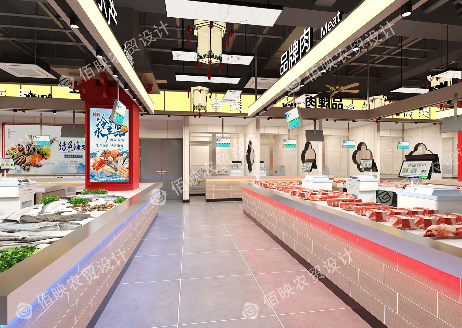 智慧農(nóng)貿(mào)市場(chǎng)設(shè)計(jì)如何使城市煥發(fā)活力?